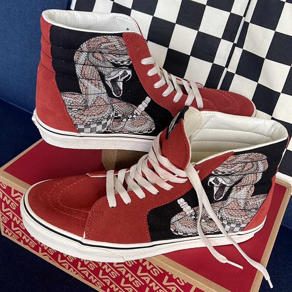 Vans Sk8-Hi Desert Snake/Chili Oil WMNS sneakers - Picture 11 of 16
